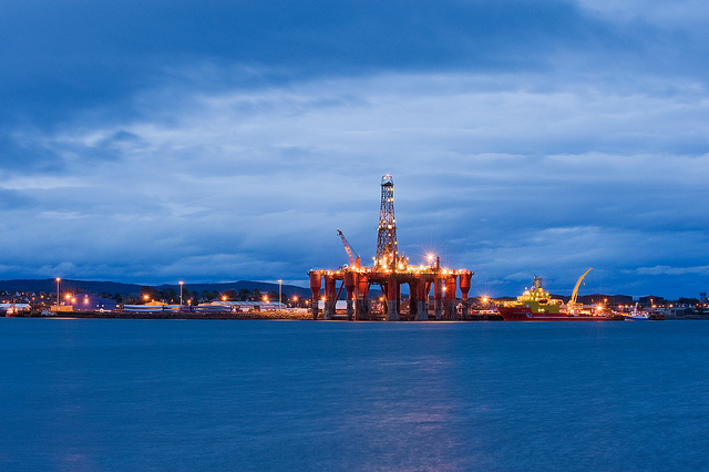 Image of North Sea Oil Rig